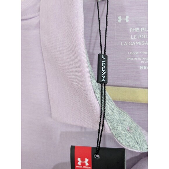 Under Armour MEN'S THE PLAYOFF POLO TECH LAVENDER PURPLE SZ XL GOLF  NEW NWT - Picture 4 of 10